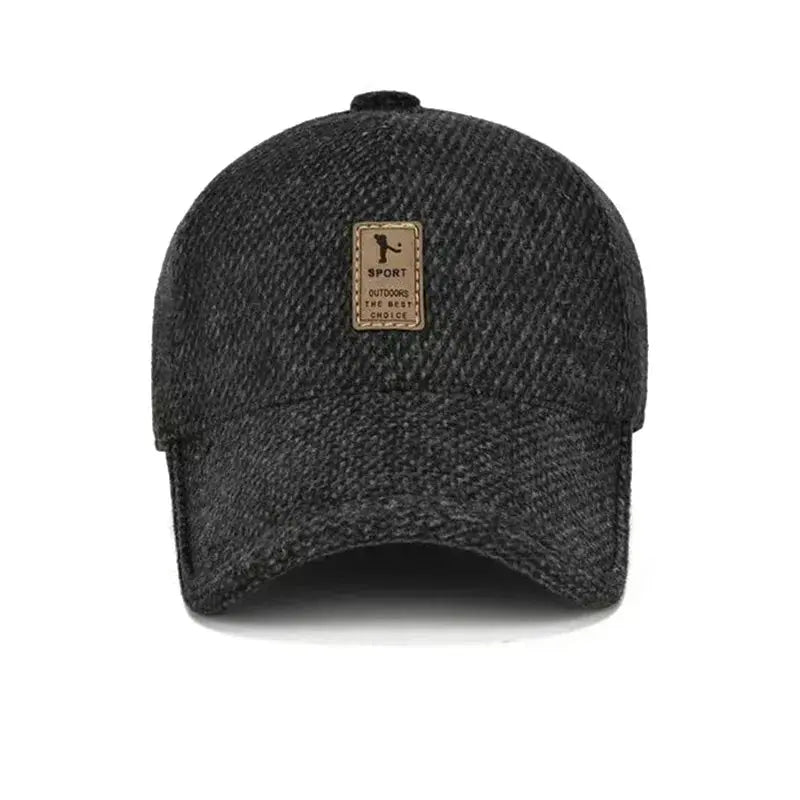 Cotton Hat Men's Hat Autumn And Winter Middle-Aged Dad Cloth Hat Single Old Man Windshield Baseball Hat Sun Hat - Suncollections